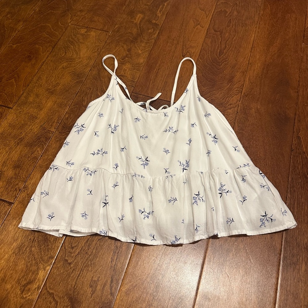 Hollister Floral White Cami